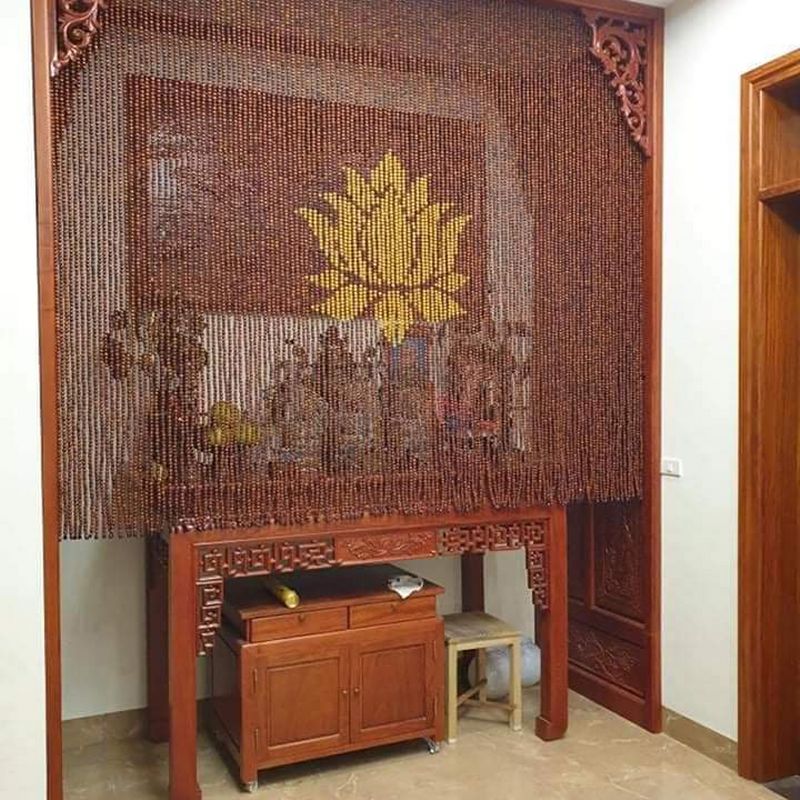 rèm hạt Gỗ 10