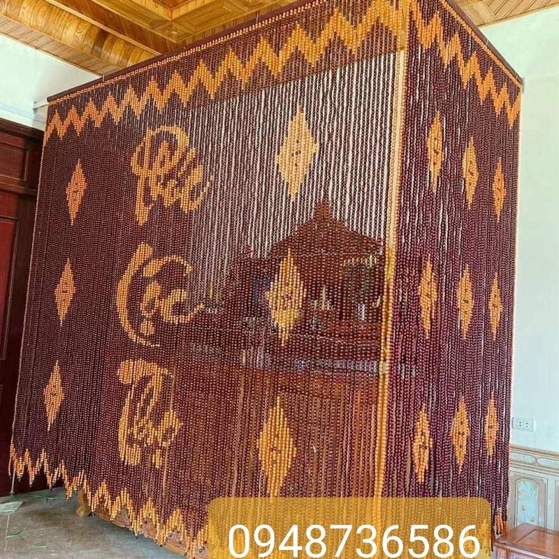 Rèm hạt Gỗ 23