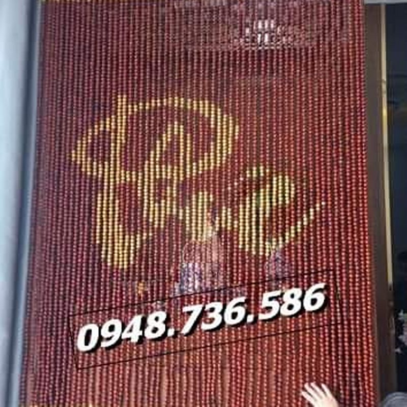 rèm hạt Gỗ 24