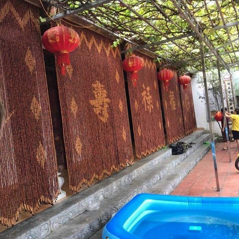 rèm hạt Gỗ 27