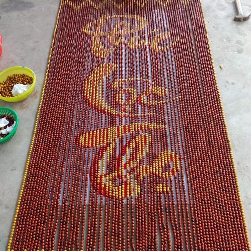 Rèm hạt Gỗ 28