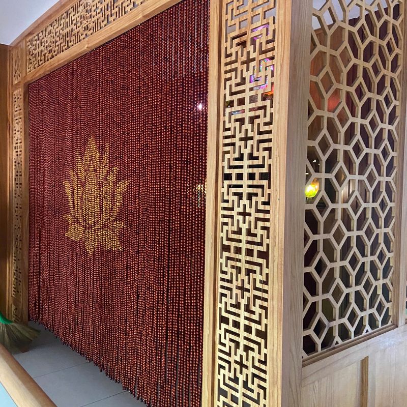 rèm hạt Gỗ 03