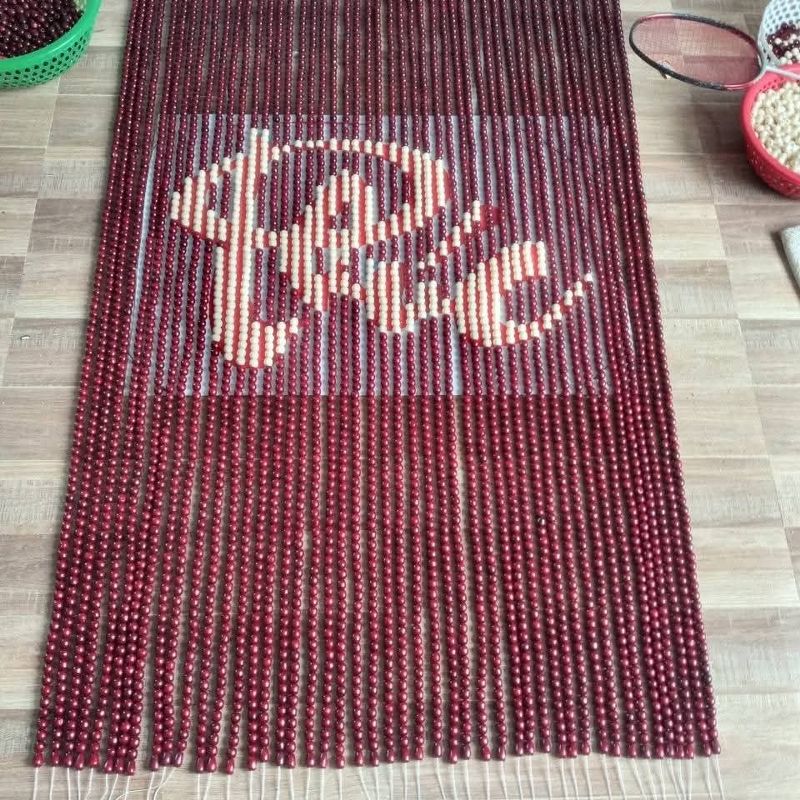 rèm hạt Gỗ 39