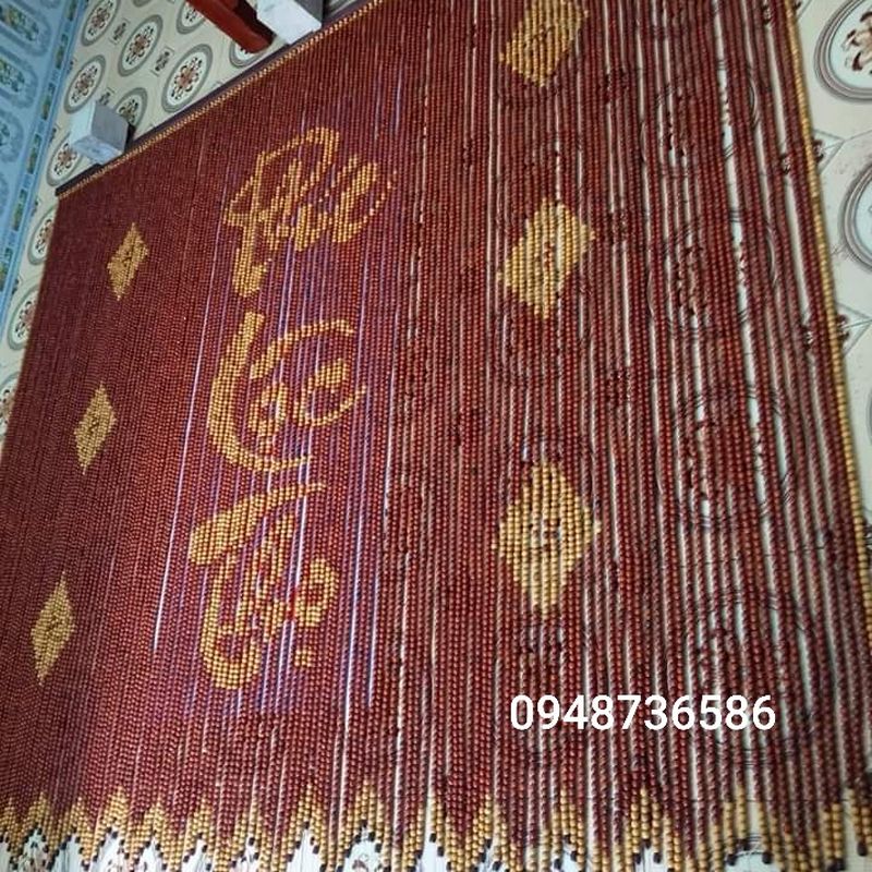 rèm hạt Gỗ 44